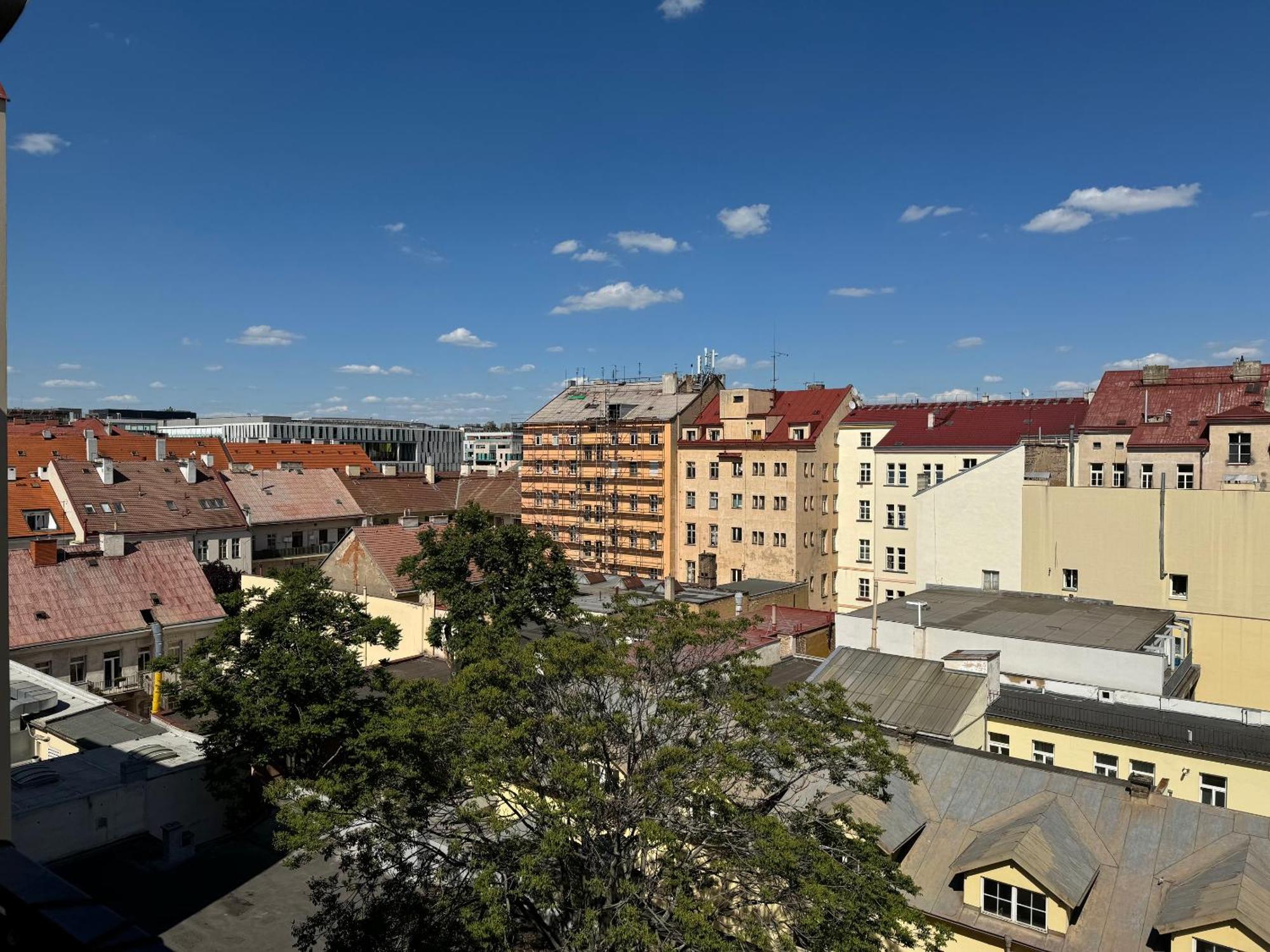 Vitkova Duplex Apartment With Terrace Near Florenc Praha Bagian luar foto